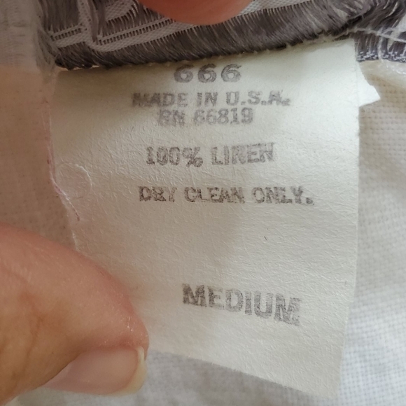 Vintage Rialto 1970’'s 7 pierces Linen medium - Picture 11 of 11